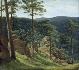 Vista del monte Brocken de Christian Morgenstern