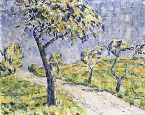 Paisaje de otoño, c.1907 de Christian Rohlfs