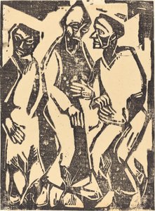 Deliberación Beratung, 1913 de Christian Rohlfs