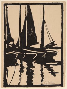 Veleros en el puerto de Christian Rohlfs