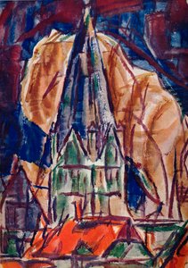 San Patrokus en Soest, c1912 de Christian Rohlfs
