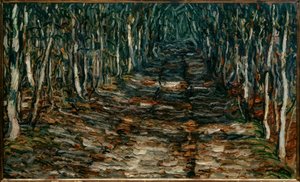 Camino forestal hacia Erling de Christian Rohlfs