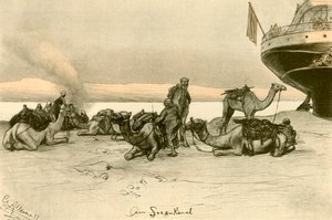 En el Canal de Suez, 1898 de Christian Wilhelm Allers