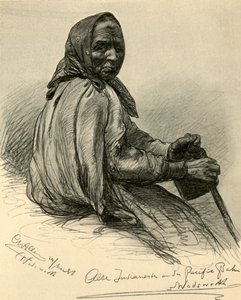 Mujer nativa americana anciana, Wadsworth, Nevada, EE.UU., 1898