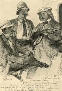 Europeos a bordo del barco, 1898