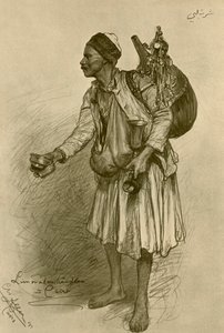 Vendedor de limonada, El Cairo, Egipto, 1898 de Christian Wilhelm Allers