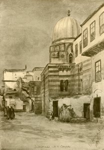 Mezquita, El Cairo, Egipto, 1898 de Christian Wilhelm Allers