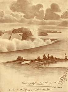 Cataratas del Niágara desde Falls View, Canadá, 1898