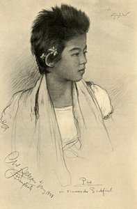 Päo - adolescente, Bangkok, 1898 de Christian Wilhelm Allers