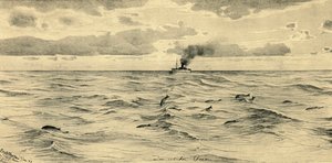 Vapor en el Océano Índico de Christian Wilhelm Allers