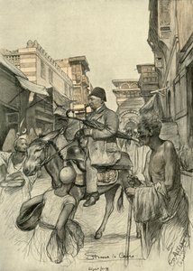 Calle en El Cairo, 1898 de Christian Wilhelm Allers