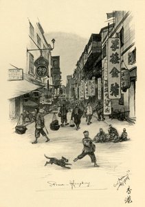 Calle en Hong Kong, 1898