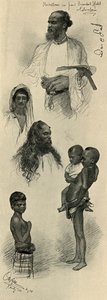 Estudios de personas, Ceilán, 1898