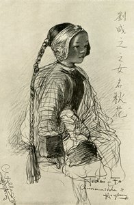 Tschan-Fa - Chica china, Hong Kong de Christian Wilhelm Allers