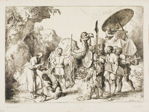 Bautismo del chambelán de la reina Candace de Etiopía de Christian Wilhelm Ernst Dietrich