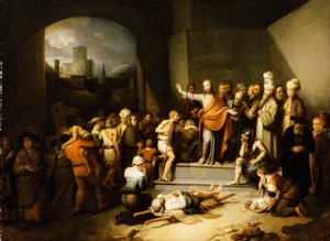 Cristo sanando a los enfermos