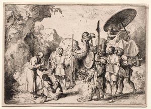 Deacon Philip Baptising the Eunich de Christian Wilhelm Ernst Dietrich