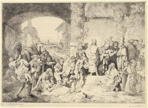 La gran curación de los enfermos de Christian Wilhelm Ernst Dietrich