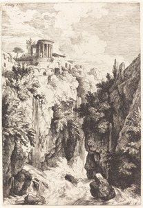 Templo de la Sibila, Tívoli de Christian Wilhelm Ernst Dietrich