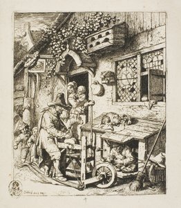 El afilador de tijeras de Christian Wilhelm Ernst Dietrich