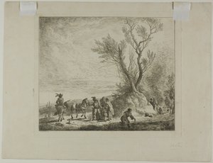 Campamento de caminantes de Christian Wilhelm Ernst Dietrich