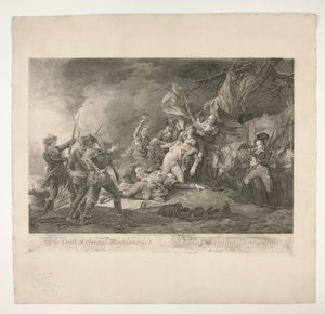 La muerte del general Montgomery en Quebec de Christian Wilhelm Ketterlinus