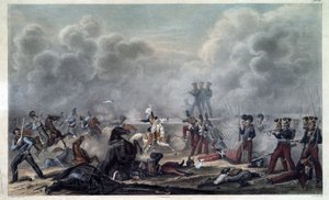 En el campo de batalla de Borodino (bataille de la Moskova de Christian Wilhelm von Faber du Faur
