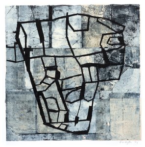 Sleepers Key, 2017 (monotipo sobre papel) de Christina Fedyk