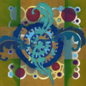 Meditación 17, c. 2017 (acrílico sobre panel) de Christina Saj