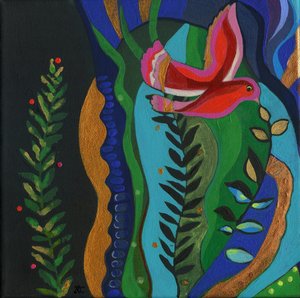 Primavera | Vesna, c. 2020 (acrílico sobre lienzo) de Christina Saj