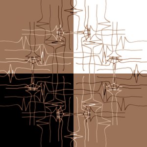 Patrones de ondas abstractos de Christina Sillen