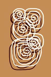 Remolinos abstractos rizados
