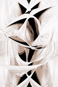 Curvas abstractas elegantes de Christina Sillen