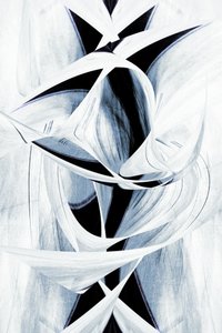 Elegante remolino monocromático de Christina Sillen