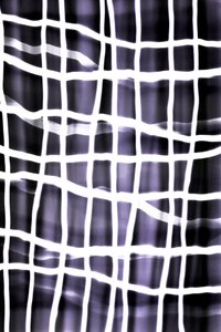 Cuadrícula abstracta en índigo de Christina Sillen