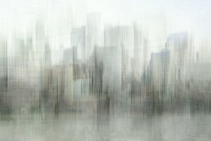 El perfil urbano de la ciudad envuelta en niebla de Christina Sillen