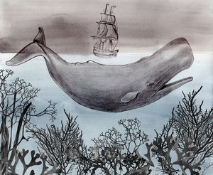 Barco ballenero de las profundidades del océano de Christine Lindstrom