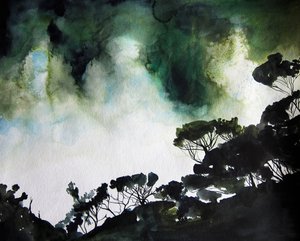 Cielo del bosque de Moody de Christine Lindstrom