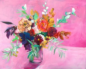 Ramo de flores de colores vivos de Christine Lindstrom