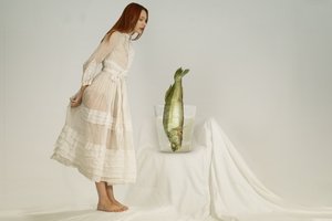 La mujer curiosa y el pez de Christine von Diepenbroek