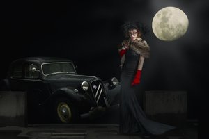 Elegancia noir a la luz de la luna de Christine von Diepenbroek