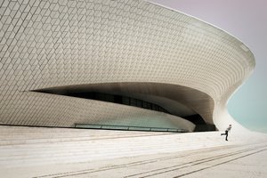 Barra arquitectónica blanca