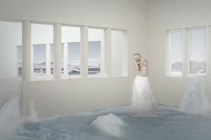 Una mujer en una habitación ártica de Christine von Diepenbroek