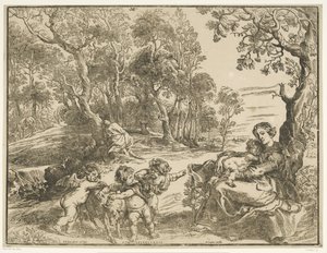 Descanso en la Huida a Egipto de Christoffel Jegher