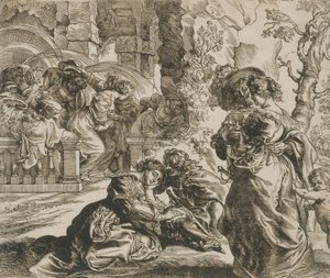 El Jardín del Amor bloque derecho, 1630s de Christoffel Jegher