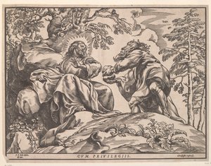Tentación de Cristo de Christoffel Jegher