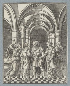 Matrimonio de Tobías y Sara de Christoffel van Sichem (II)