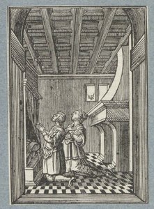 Noche de bodas de Tobías y Sara de Christoffel van Sichem (II)