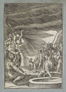 José es arrojado al pozo de Christoffel van Sichem (II)