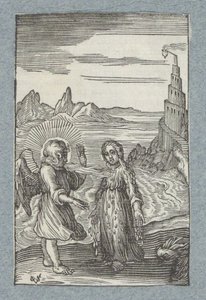 El niño se derrite bajo el aliento caliente del ángel
Pia Desideria (título de la serie) de Christoffel van Sichem (II)